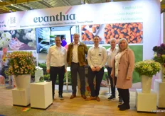 The team of Evanthia ready to talk to visitors.